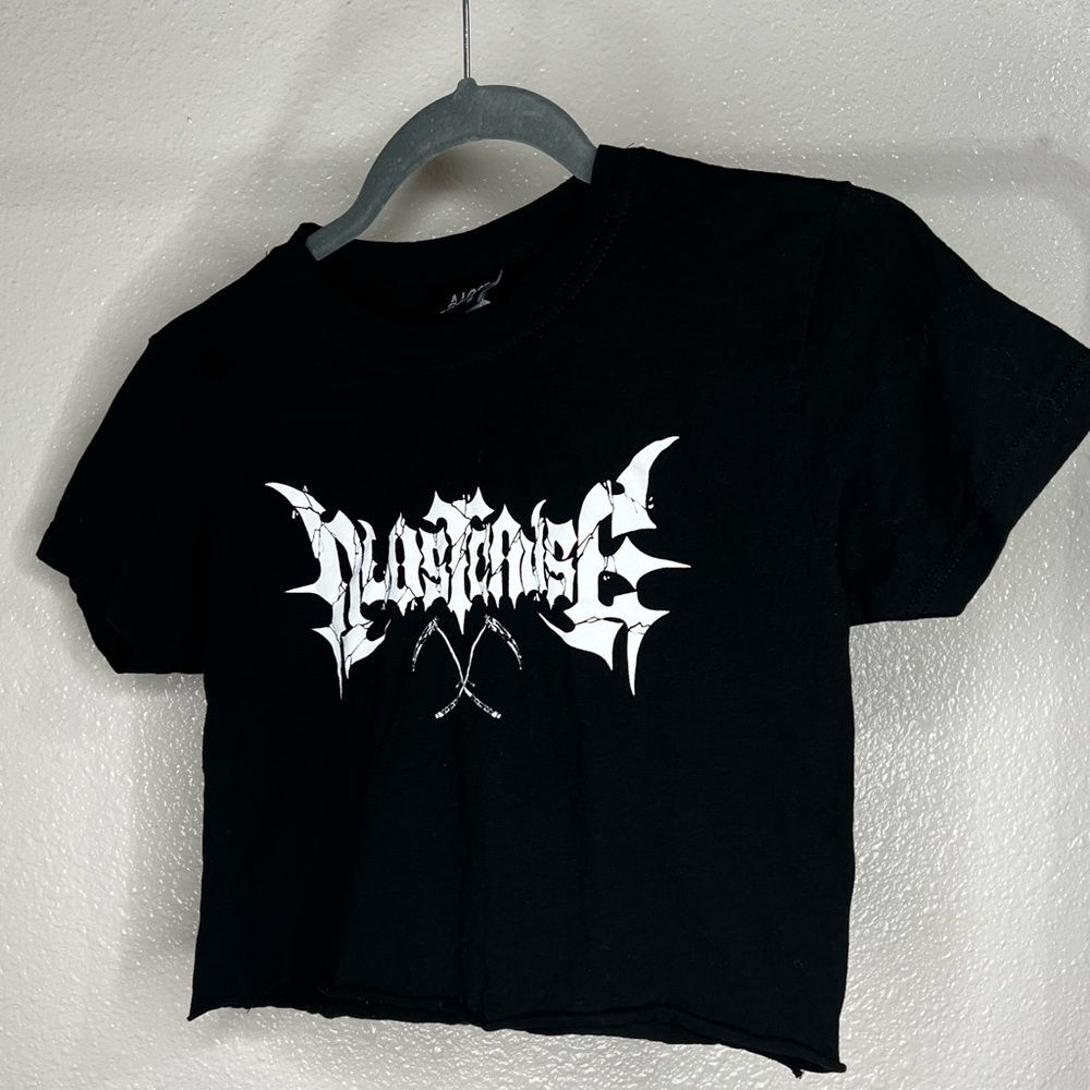 A Lost Cause crop top in black medium